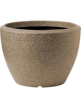 Кашпо Capi arc granite planter ball warm taupe Кашпо Capi arc granite planter ball warm taupe