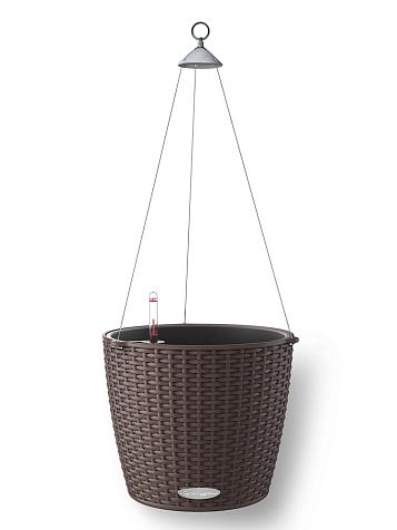 Кашпо подвесное Lechuza Nido Cottage 28 мокко