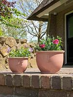 Кашпо Tiny pot pink (набор 4 шт) D37 H26 см Кашпо Tiny pot pink (набор 4 шт) D37 H26 см