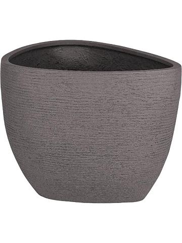 Кашпо Ruvido organic ash brown