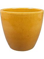 Кашпо Sven pot mustard D18 H16 см