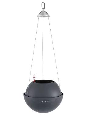 Кашпо подвесное Lechuza Bola Color 23 серый