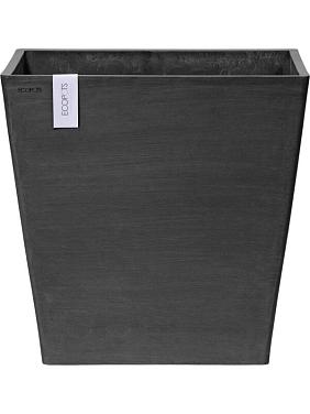 Кашпо Ecopots rotterdam wheels 50 dark grey Кашпо Ecopots rotterdam wheels 50 dark grey