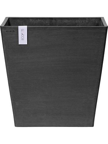 Кашпо Ecopots rotterdam wheels 50 dark grey Кашпо Ecopots rotterdam wheels 50 dark grey