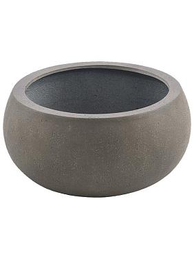 Кашпо Grigio low balloon natural concrete Кашпо Grigio low balloon natural concrete
