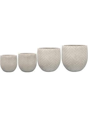 Кашпо Femke pot grey (набор 4 шт) Кашпо Femke pot grey (набор 4 шт)