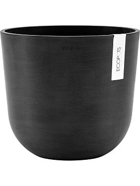 Кашпо Ecopots oslo 25 dark grey Кашпо Ecopots oslo 25 dark grey