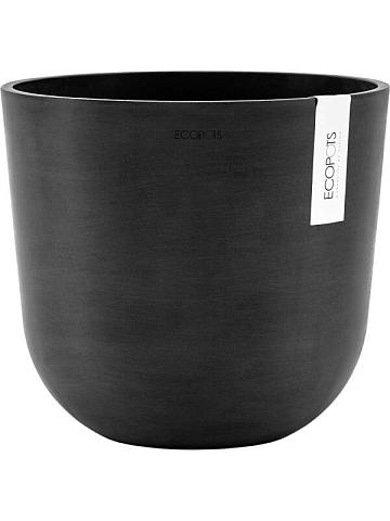 Кашпо Ecopots oslo 25 dark grey Кашпо Ecopots oslo 25 dark grey