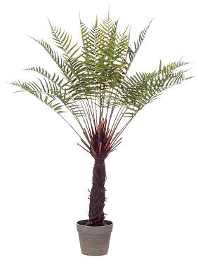 Папоротник Диксония в горшке искусственный