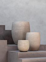 Кашпо Terreno tall balloon sand D55 H68 см