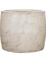 Кашпо Baq algar barrel white D50 H40 см