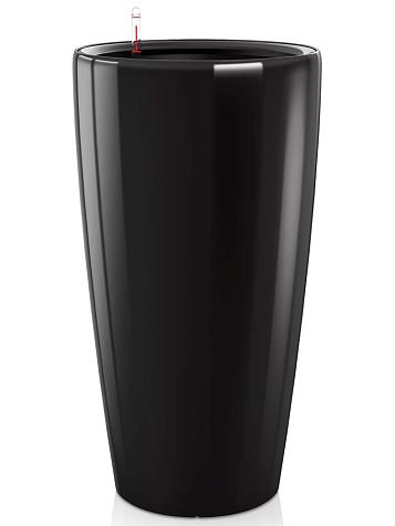 Кашпо Ola Dom Partner Deluxe 50 (63л) черный лакированный