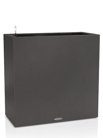 Кашпо Lechuza Canto Stone wide 80 графитовый черный