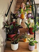 Кашпо Jazz round lavender lilac D19 H17 см