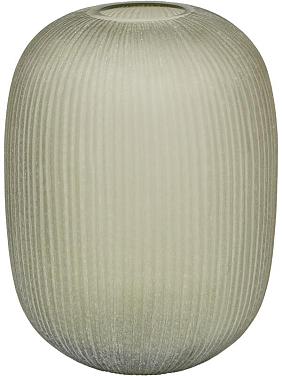 Ваза Vase rough groove cut steel grey Ваза Vase rough groove cut steel grey