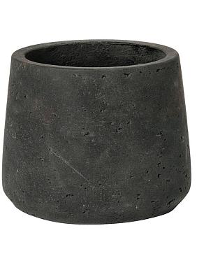 Кашпо Rough patt s black washed Кашпо Rough patt s black washed