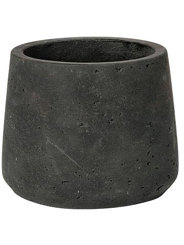 Кашпо Rough patt s black washed Кашпо Rough patt s black washed