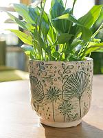 Кашпо Emilia pot green D14 H13 см