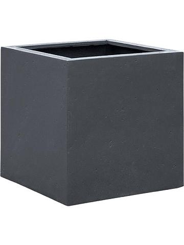 Кашпо Grigio cube anthracite Кашпо Grigio cube anthracite