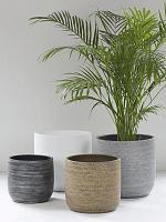 Кашпо Magna pot brown D38 H38 см