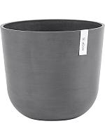 Кашпо Ecopots oslo 35 grey D35 H31 см