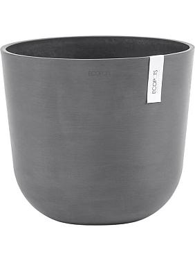 Кашпо Ecopots oslo 35 grey Кашпо Ecopots oslo 35 grey