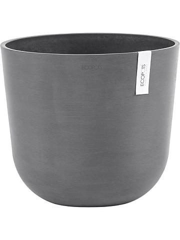 Кашпо Ecopots oslo 35 grey Кашпо Ecopots oslo 35 grey