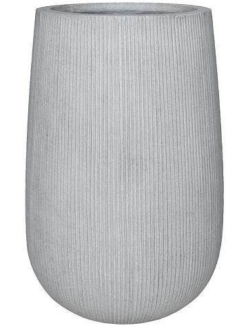 Кашпо Ridged vertically patt high m cement Кашпо Ridged vertically patt high m cement