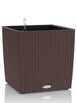 Кашпо Lechuza Cube Cottage (мокко)