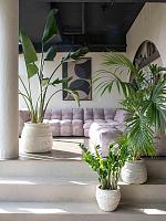 Кашпо Mediterranean hestia s chalk white D32 H28 см