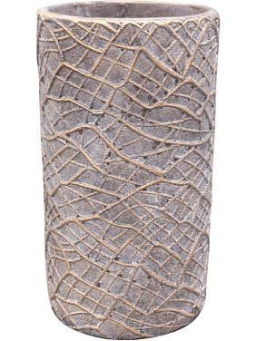 Кашпо Denzel pot tall shiny concrete