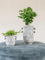 Кашпо Sophia pot stone D10 H12 см