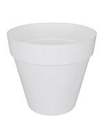 Кашпо Loft urban round white D19 H17.5 см