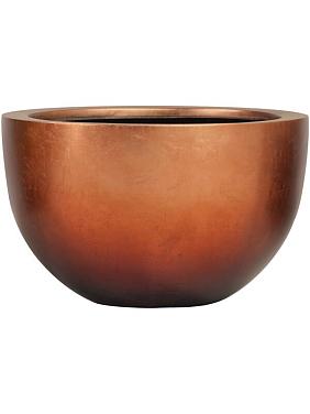 Кашпо Baq metallic silver leaf bowl matt copper Кашпо Baq metallic silver leaf bowl matt copper