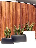 Кашпо Organic jardinera basic rectangle L63 W32 H27 см