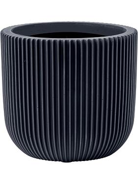 Кашпо Capi nature groove special planter ball graphite grey Кашпо Capi nature groove special planter ball graphite grey