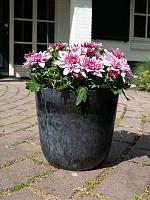 Кашпо Palermo pot marble grey D35 H32 см Кашпо Palermo pot marble grey D35 H32 см