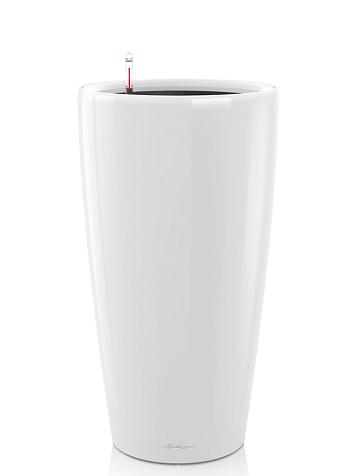Кашпо Lechuza Rondo 32 белый лакированный