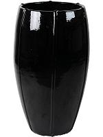 Кашпо Moda emperor black shiny D43 H74 см