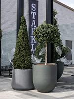 Кашпо Natural jumbo patt xs grey D73 H61 см