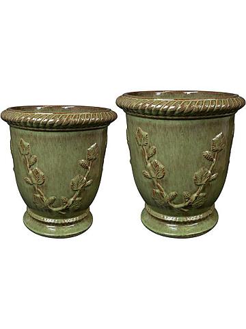 Вазон Novell vase green (набор 2 шт) Вазон Novell vase green (набор 2 шт)