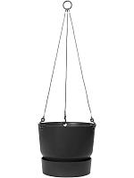 Кашпо подвесное Greenville hanging basket living black D24 H21 см