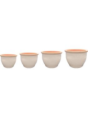 Кашпо Tiny pot white (набор 4 шт) Кашпо Tiny pot white (набор 4 шт)