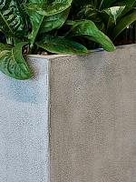 Кашпо Antwerp rectangle planter grey brown L100 W47 H47 см