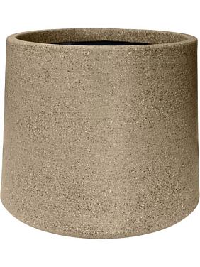 Кашпо Capi arc granite sandbag medium warm taupe