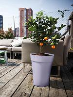 Кашпо Loft urban round high lavender lilac D34 H45 см Кашпо Loft urban round high lavender lilac D34 H45 см