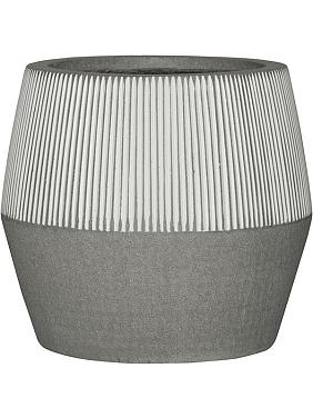 Кашпо Ridged harley l, white stripe Кашпо Ridged harley l, white stripe