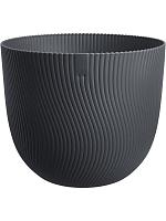 Кашпо Sereh round anthracite D30 H25 см