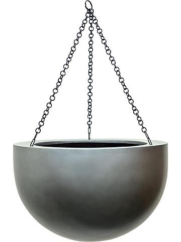 Кашпо подвесное Baq gradient hanging bowl matt grey Кашпо подвесное Baq gradient hanging bowl matt grey