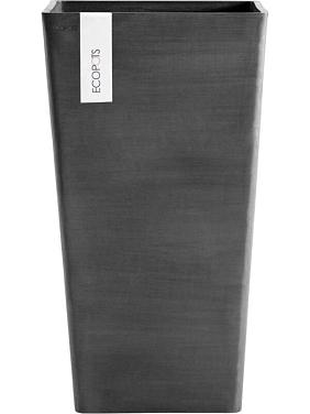 Кашпо Ecopots rotterdam mid high 56 dark grey Кашпо Ecopots rotterdam mid high 56 dark grey